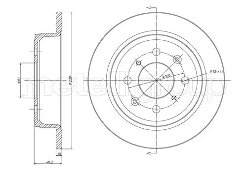Brake Disc (800-267)
