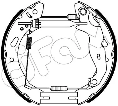 Brake Shoe Set (151-343)