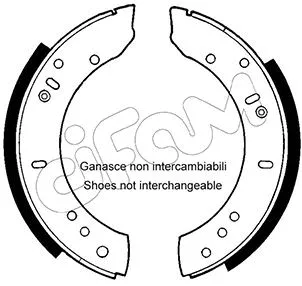 Brake Shoe Set (153-366)