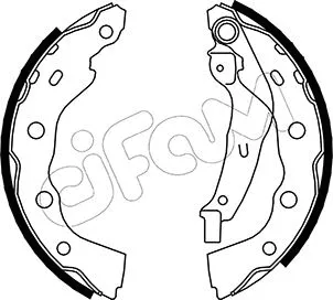 Brake Shoe Set (153-259)