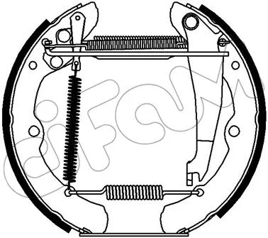 Brake Shoe Set (151-370)