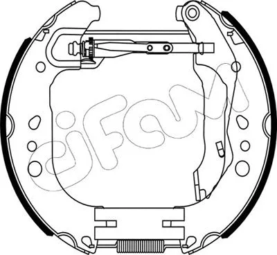 Brake Shoe Set (151-505)