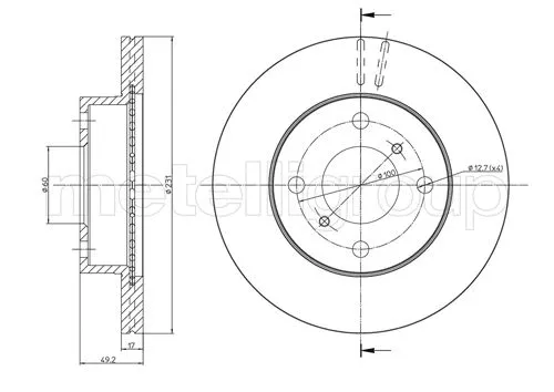Brake Disc (800-587)