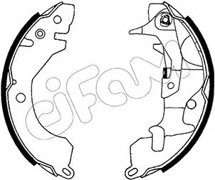 Brake Shoe Set (153-253Y)