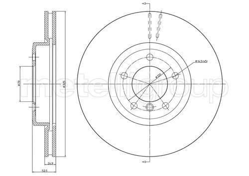 Brake Disc (800-518C)