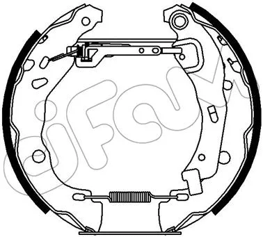 Brake Shoe Set (151-437)