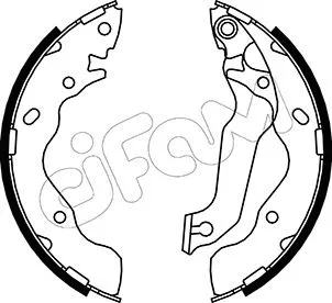Brake Shoe Set (153-176)