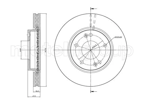 Brake Disc (800-843C)
