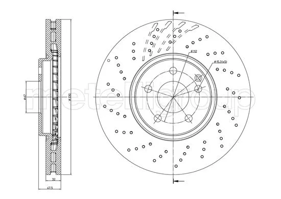 Brake Disc (800-1103FC)