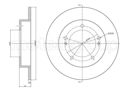 Brake Disc (800-221)