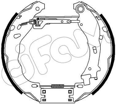 Brake Shoe Set (151-363)