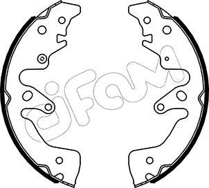 Brake Shoe Set (153-516)