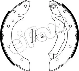 Brake Shoe Set (153-351)