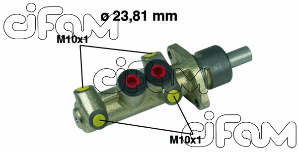 Brake Master Cylinder (202-222)