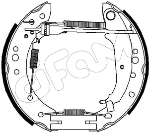Brake Shoe Set (151-214)