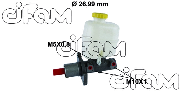 Brake Master Cylinder (202-866)