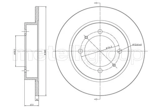 Brake Disc (800-434C)