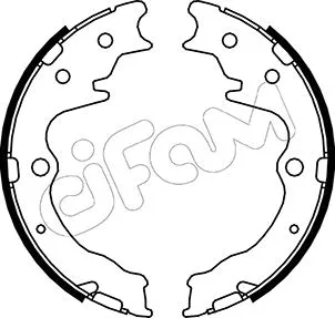 Brake Shoe Set, parking brake (153-228)