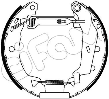 Brake Shoe Set (151-402)