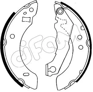 Brake Shoe Set (153-113)