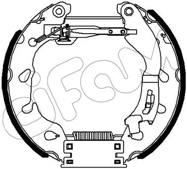 Brake Shoe Set (151-355)