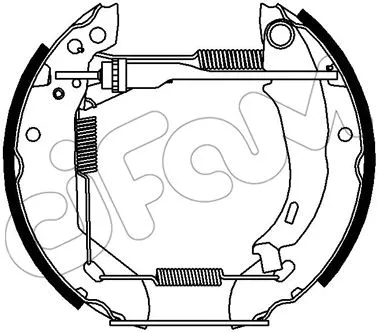 Brake Shoe Set (151-392)