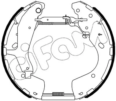 Brake Shoe Set (151-520)