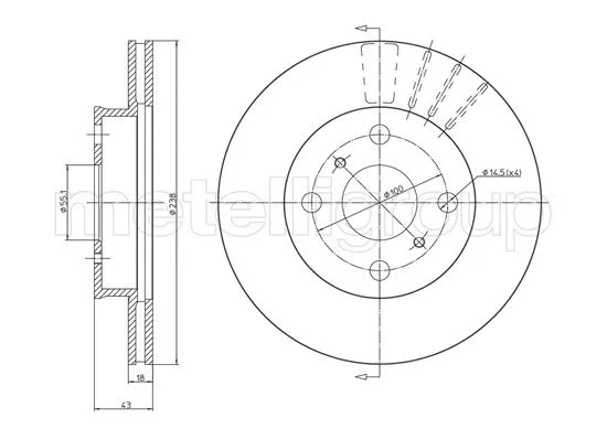 Brake Disc (800-1061)