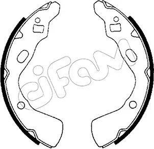 Brake Shoe Set (153-206)