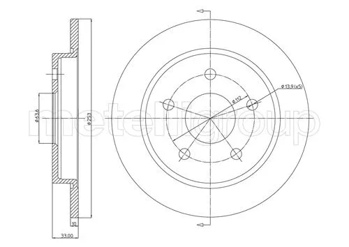 Brake Disc (800-121)