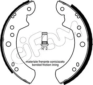 Brake Shoe Set (153-114)