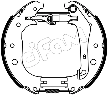 Brake Shoe Set (151-534)