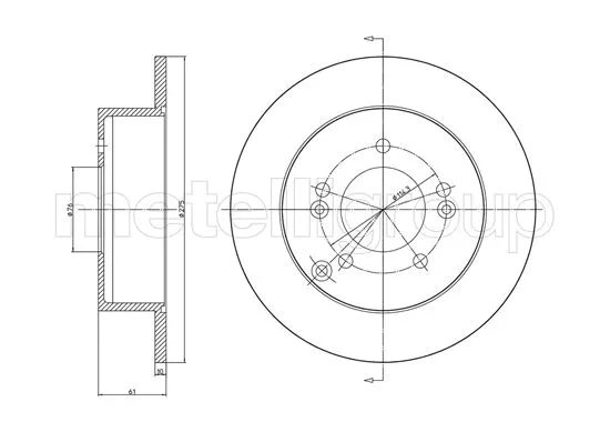 Brake Disc (800-1193C)