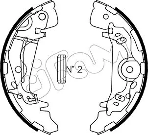 Brake Shoe Set (153-181)