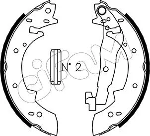 Brake Shoe Set (153-014)