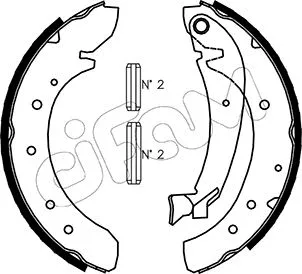 Brake Shoe Set (153-073)