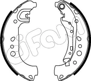 Brake Shoe Set (153-718)