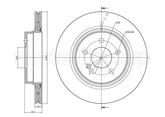 Brake Disc (800-1027C)
