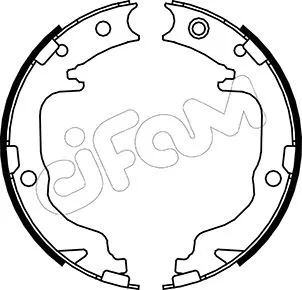 Brake Shoe Set, parking brake (153-362)