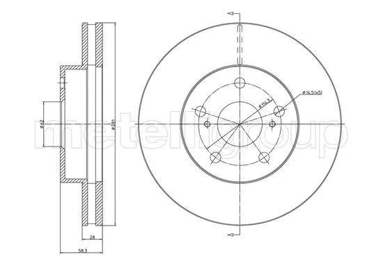 Brake Disc (800-1567C)