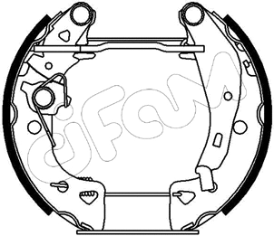 Brake Shoe Set (151-002)