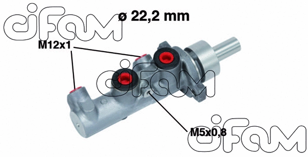 Brake Master Cylinder (202-671)