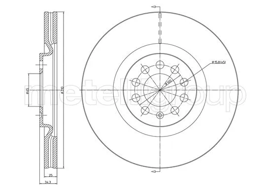 Brake Disc (800-1515C)