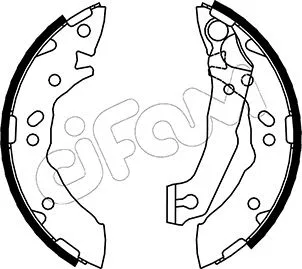 Brake Shoe Set (153-169)