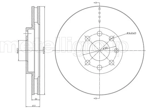 Brake Disc (800-604C)