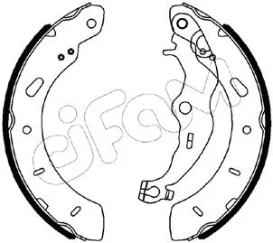 Brake Shoe Set (153-563)