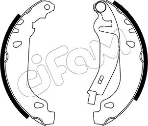 Brake Shoe Set (153-022Y)