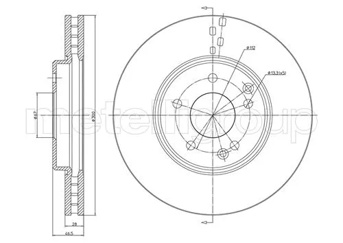 Brake Disc (800-753C)