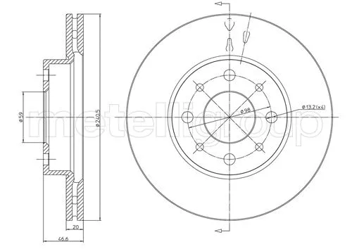 Brake Disc (800-496)