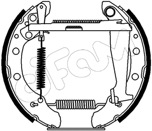Brake Shoe Set (151-235)